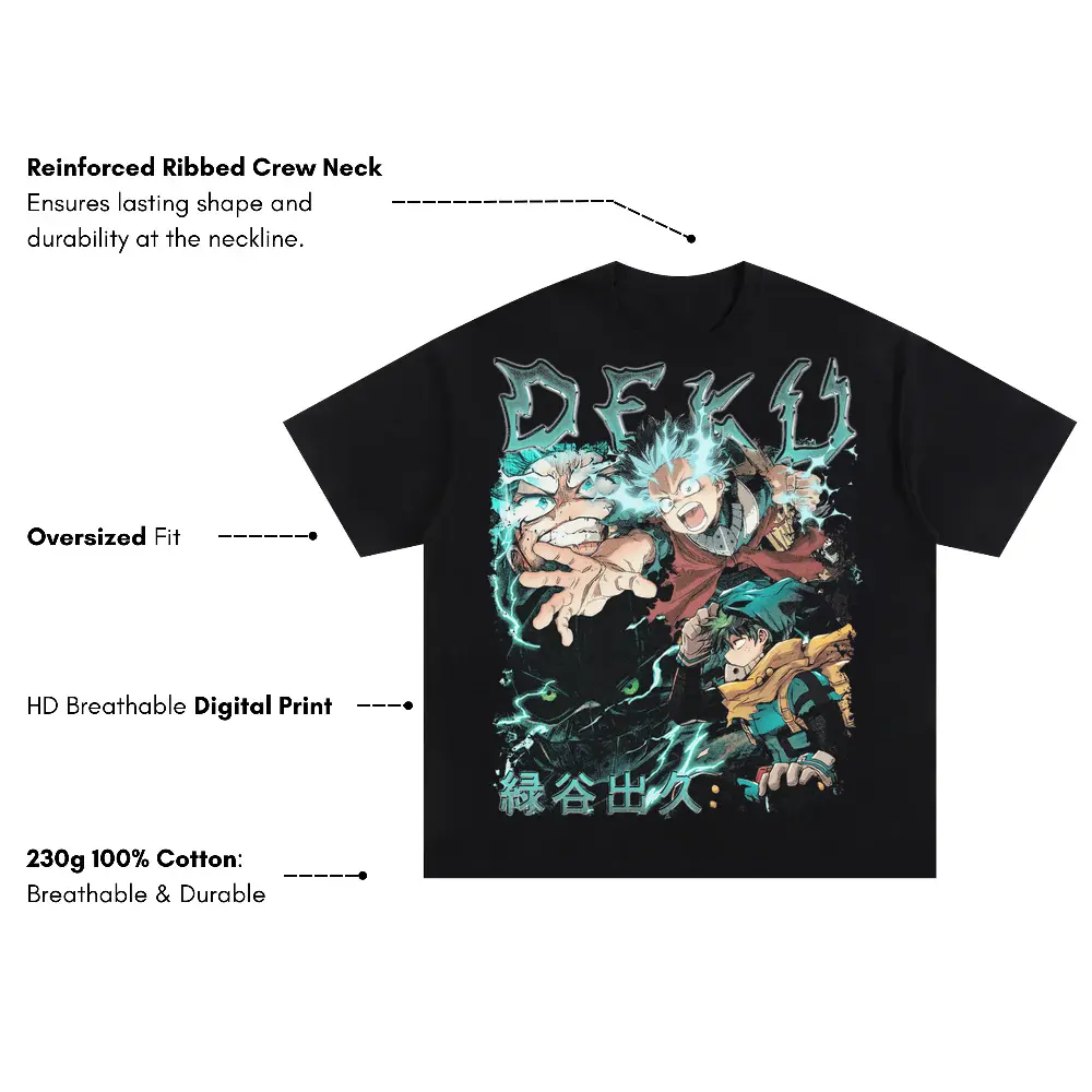 Go Beyond Plus Ultra Oversized Black Graphic Tee - Image 3
