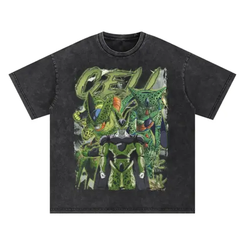 Dragonzord Power Oversized Acid Wash T-shirt