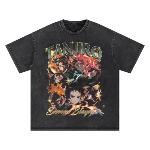 Breath Of The Sun Slayer Oversized Acid Wash T-shirt