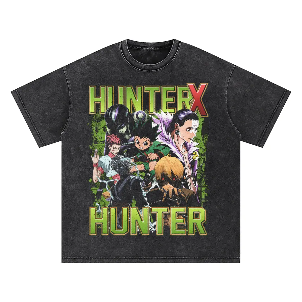 License To Hunt Oversized Acid Wash T-shirt
