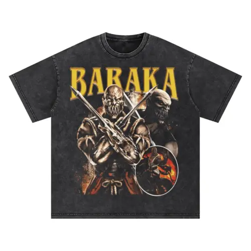Baraka The Blade Oversized Acid Wash T-shirt