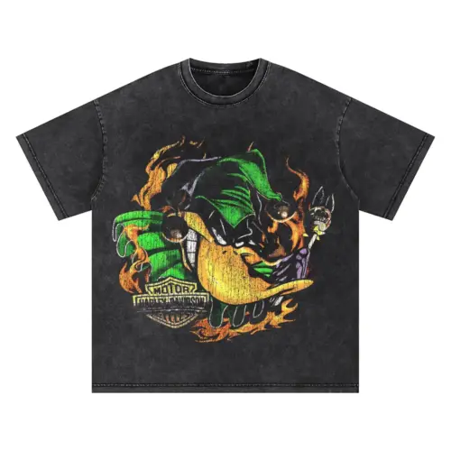 Monster Energy Motor Madness Oversized Acid Wash T-shirt