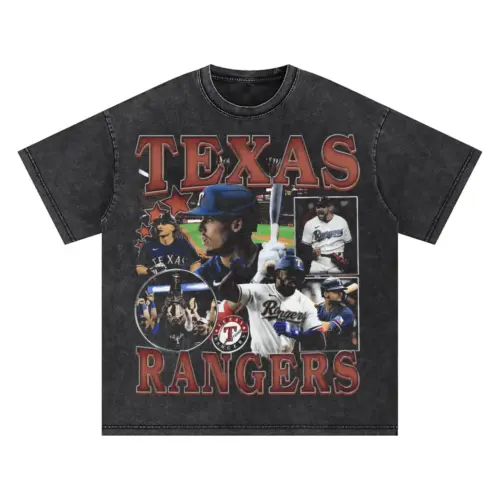 Lone Star Legacy Rangers Oversized Acid Wash T-shirt