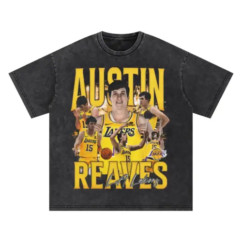 Austin Reaves The Lakers Spark Oversized Acid Wash T-shirt