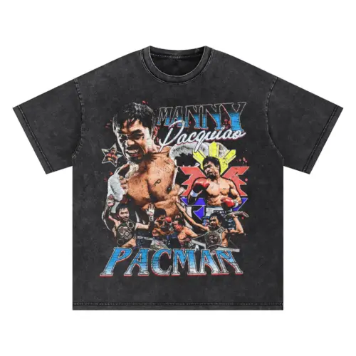 Pacman The Destroyer Oversized Acid Wash T-shirt