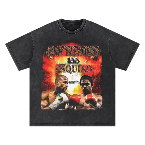 Pacquiao The Legend Series Oversized Acid Wash T-shirt