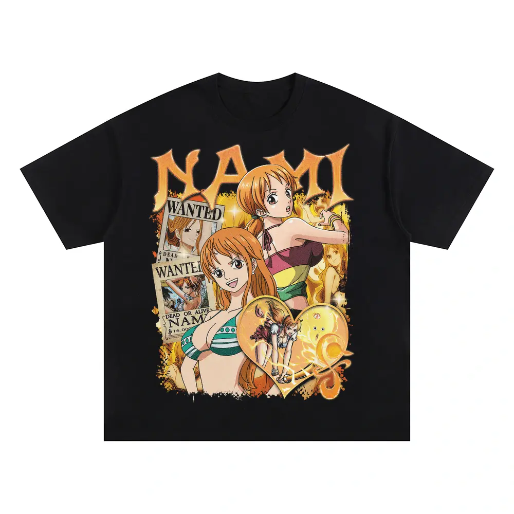 Cat Burglar Navigator Oversized Black Graphic Tee