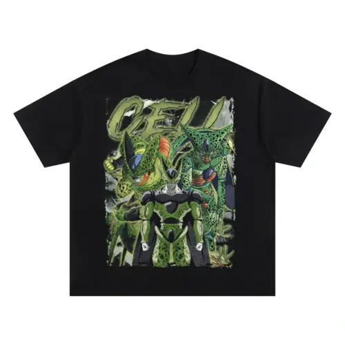 Dragonzord Power Oversized Black Graphic Tee