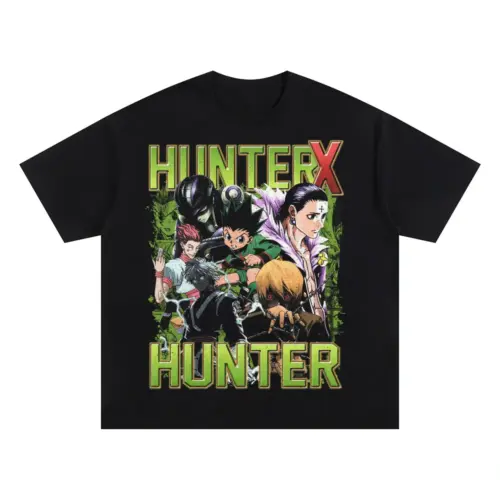 License To Hunt Oversized Black Graphic Tee