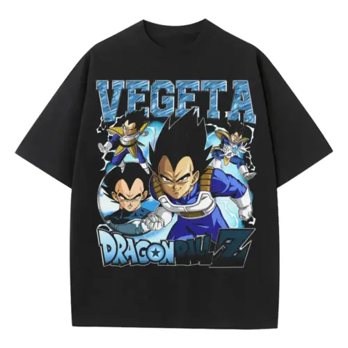 Father And Son Galick Gun Heavyweight Oversized Black Graphic Tee