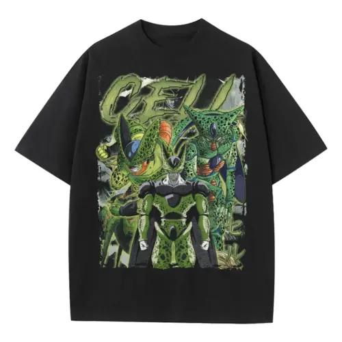 Dragonzord Power Heavyweight Oversized Black Graphic Tee