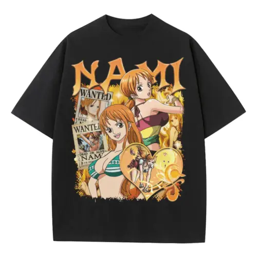 Cat Burglar Navigator Heavyweight Oversized Black Graphic Tee