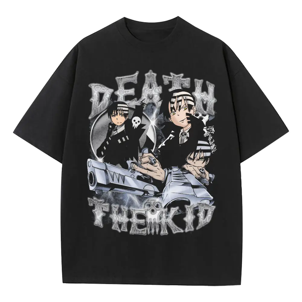 Fearful Symmetry Heavyweight Oversized Black Graphic Tee