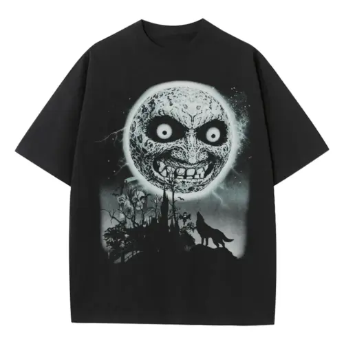 Terrible Fate Of Termina Heavyweight Oversized Black Graphic Tee