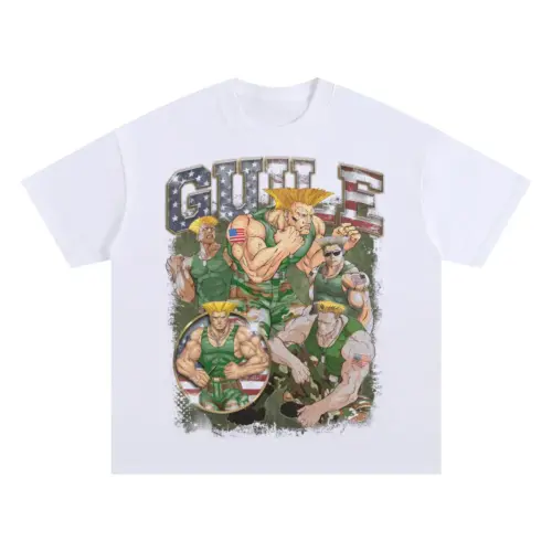 Three Sword Style Master Oversized White Graphic Tee
