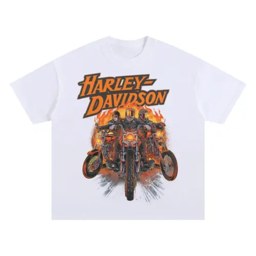 Freedom Machine Illustrated Oversized White Graphic Tee