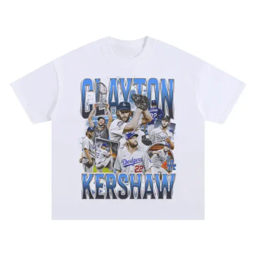 King Of The Hill Kershaw Oversized White Graphic Tee
