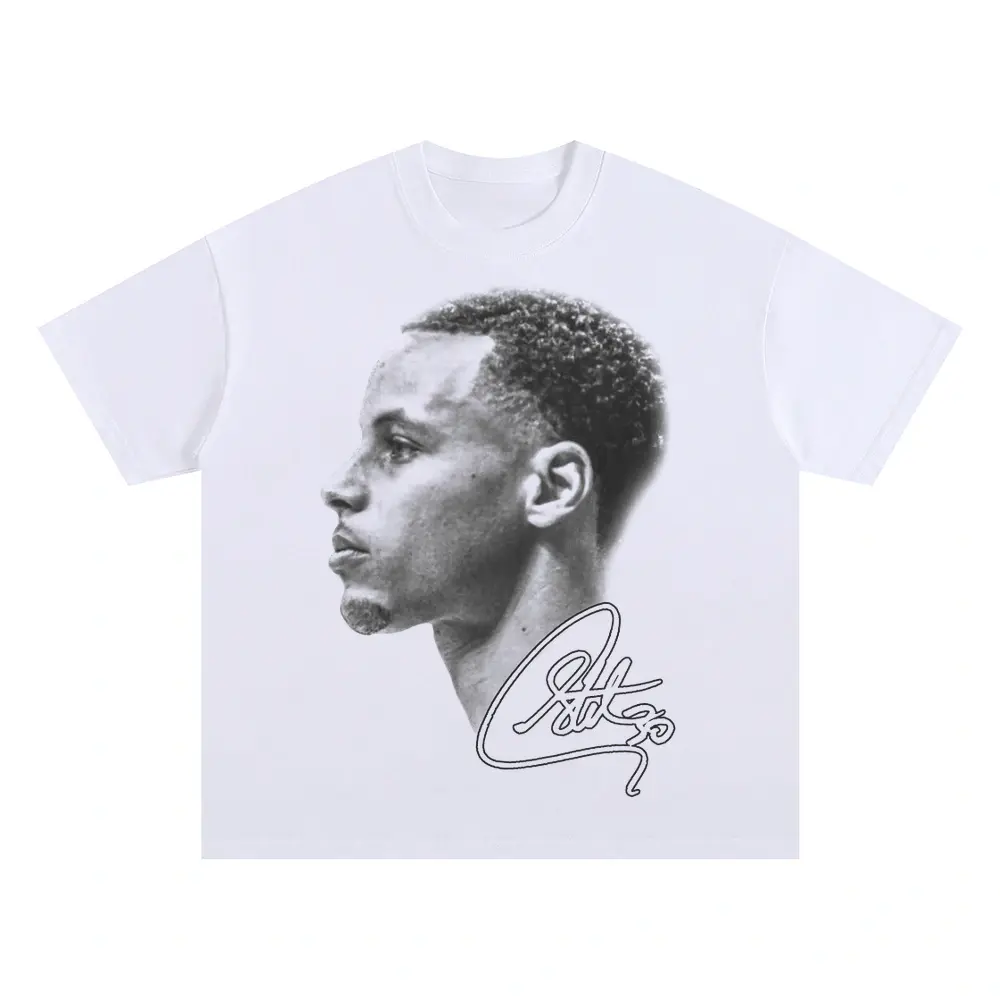 Allen Iverson The Answer Sketch Oversized White Graphic Tee