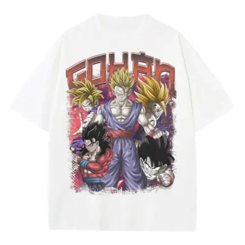 Ascended Warrior Wrath Heavyweight Oversized White Graphic Tee