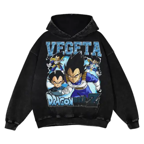 Father And Son Galick Gun Acid Wash Oversized Hoodie