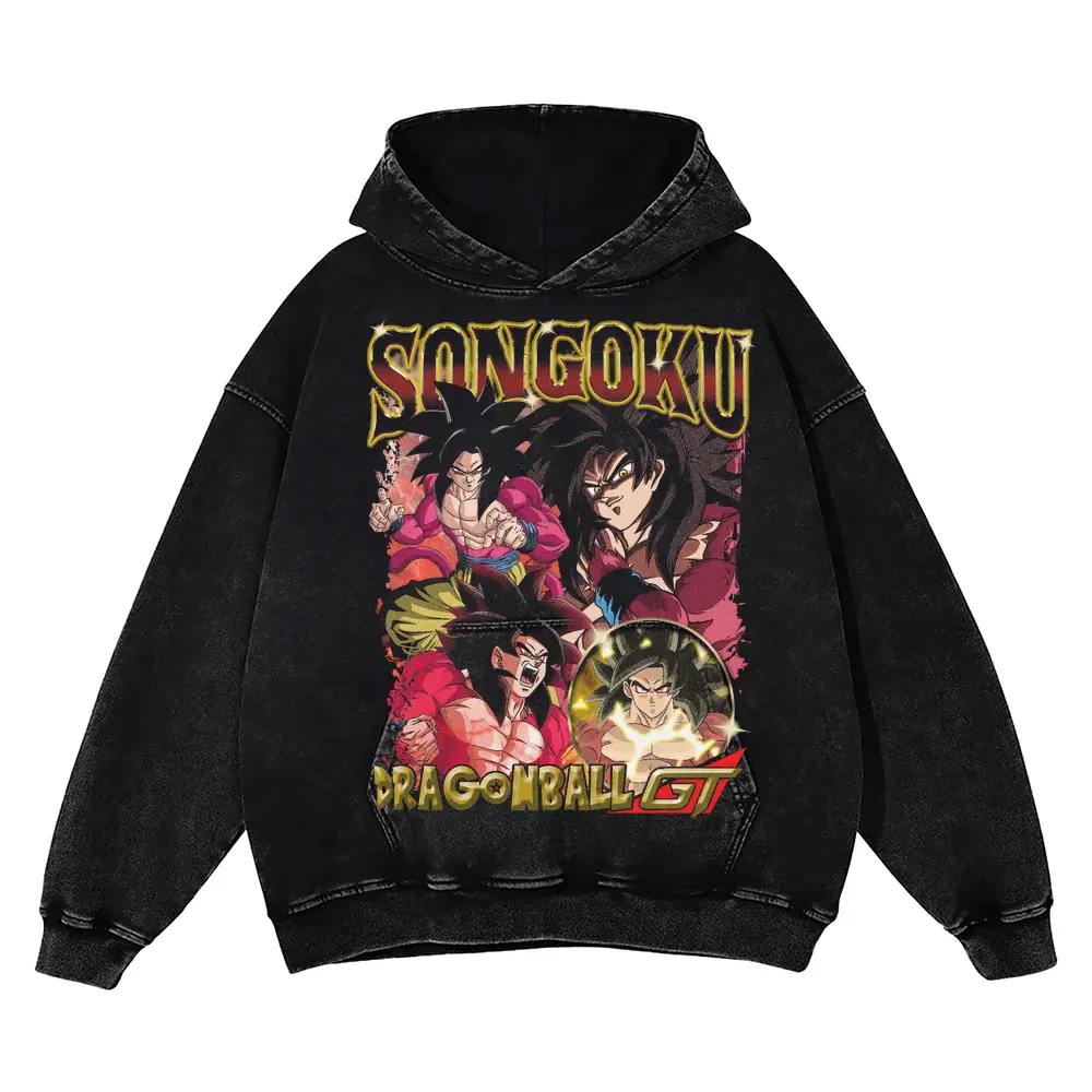 Grand Tour Adventure Acid Wash Oversized Hoodie