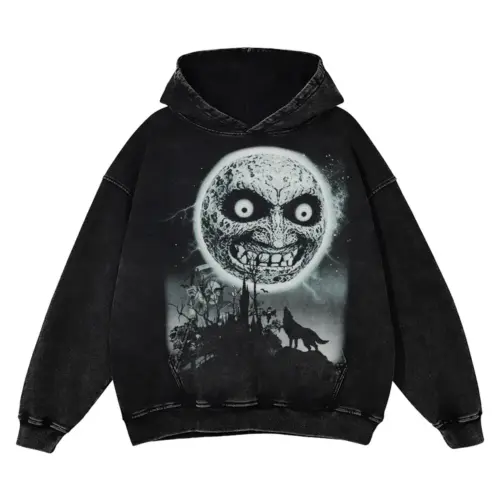 Terrible Fate Of Termina Acid Wash Oversized Hoodie