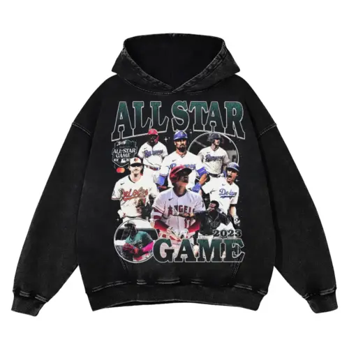 All Star Game 2023 Showcase Acid Wash Oversized Hoodie
