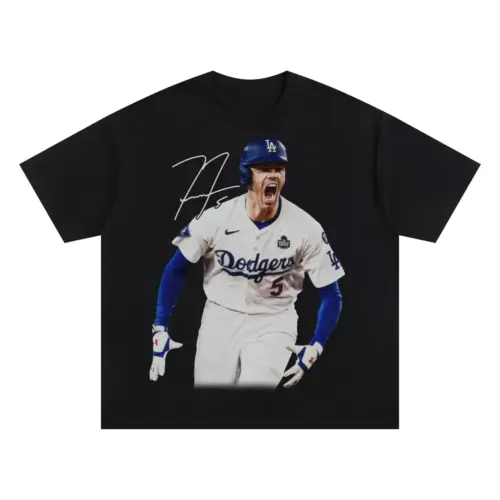 Freddie Freeman 'Dodgers' Oversized Black Graphic Tee