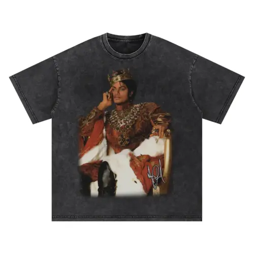 Michael Jackson 'Royal' Oversized Acid Wash T-shirt