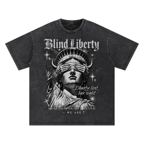 Blind Liberty Oversized Acid Wash T-shirt