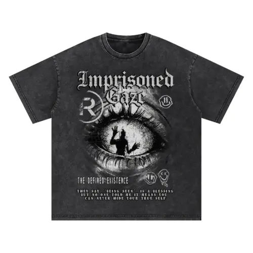 Black Redemption Oversized Acid Wash T-shirt