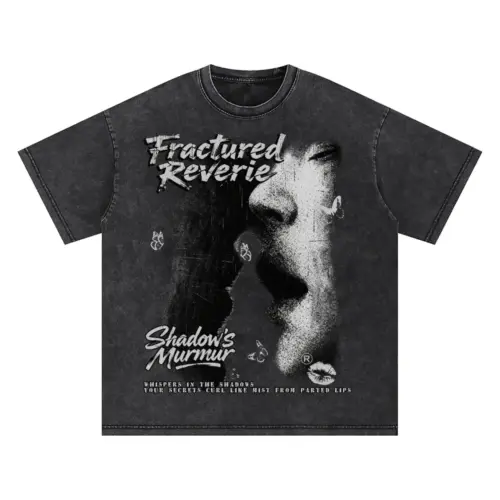Fractured Reverie Oversized Acid Wash T-shirt
