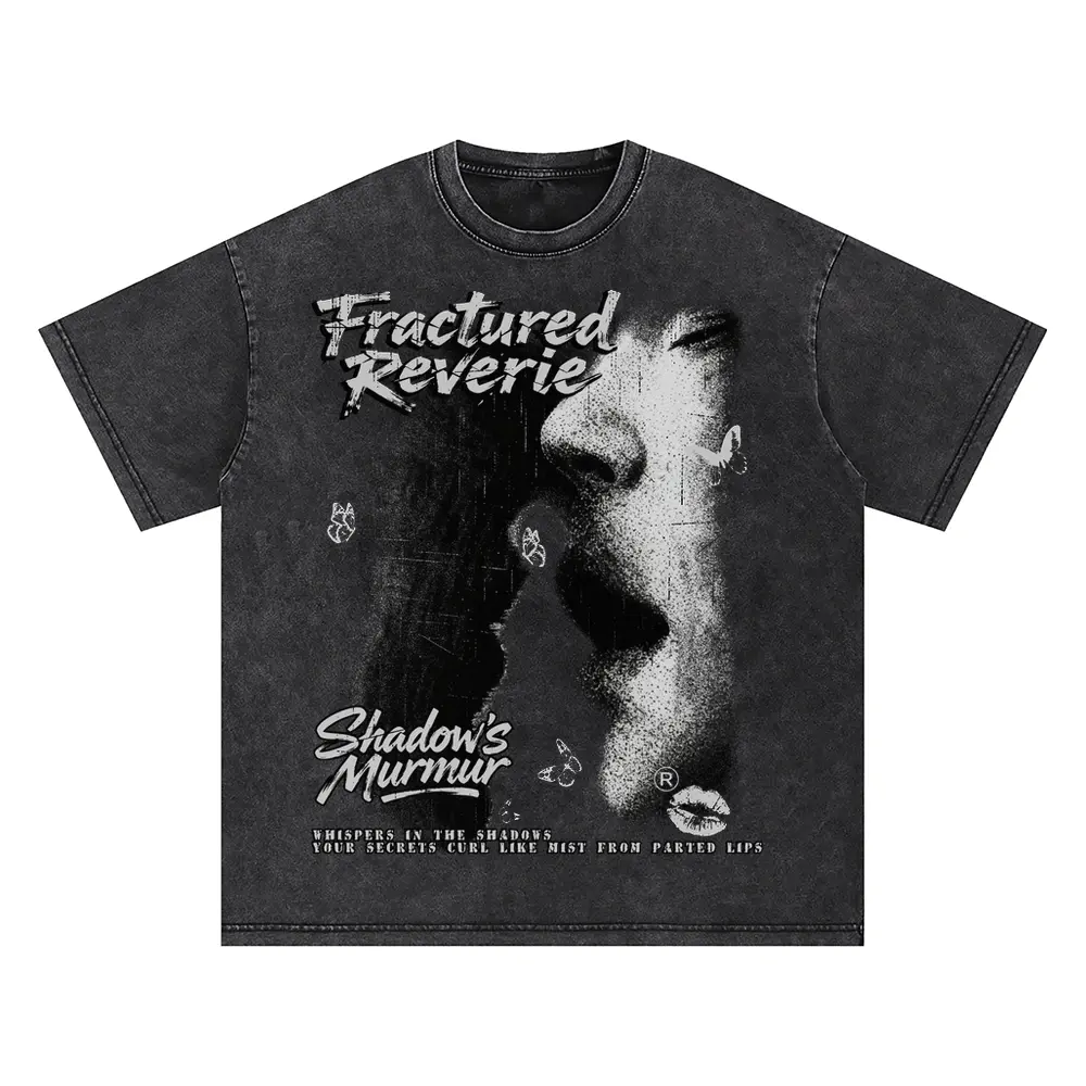 Fractured Reverie Oversized Acid Wash T-shirt