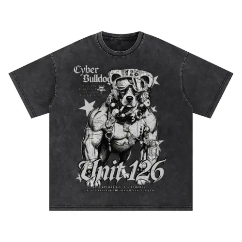 Unit 126 Oversized Acid Wash T-shirt