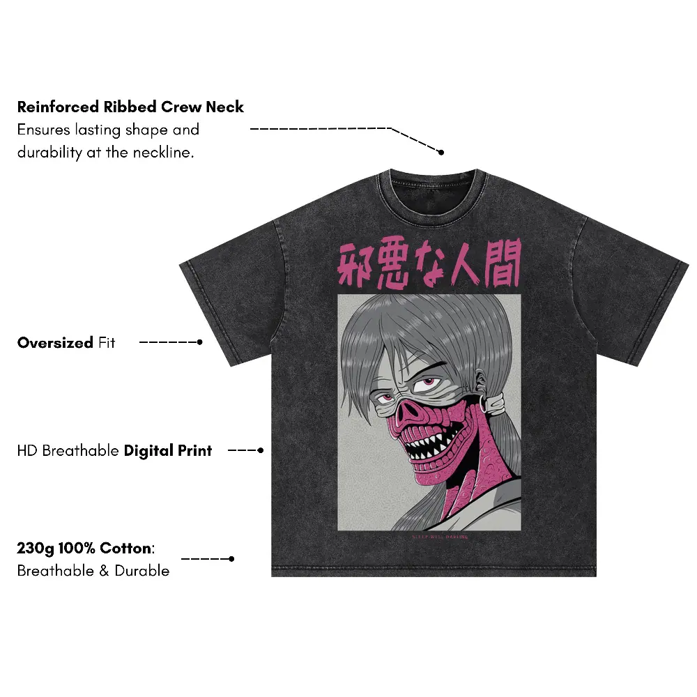 A Oversized Acid Wash T-shirt - Image 3