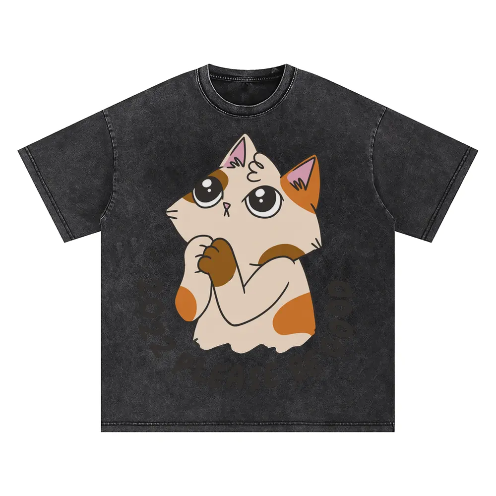 2022 Please Be Good Oversized Acid Wash T-shirt