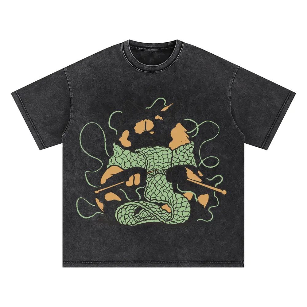 Weavecat Oversized Acid Wash T-shirt