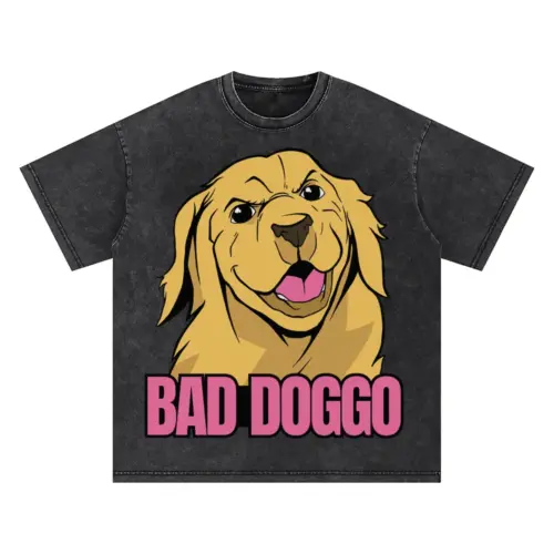 Bad Dogo Oversized Acid Wash T-shirt