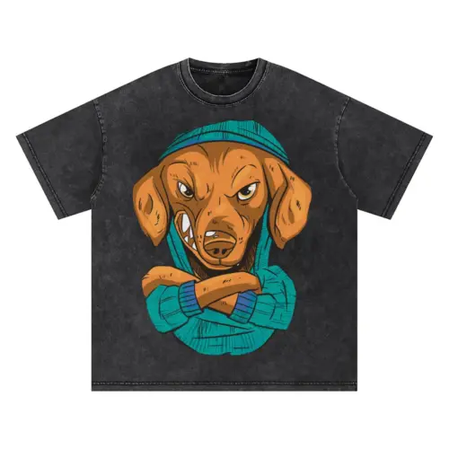 Baddog Oversized Acid Wash T-shirt