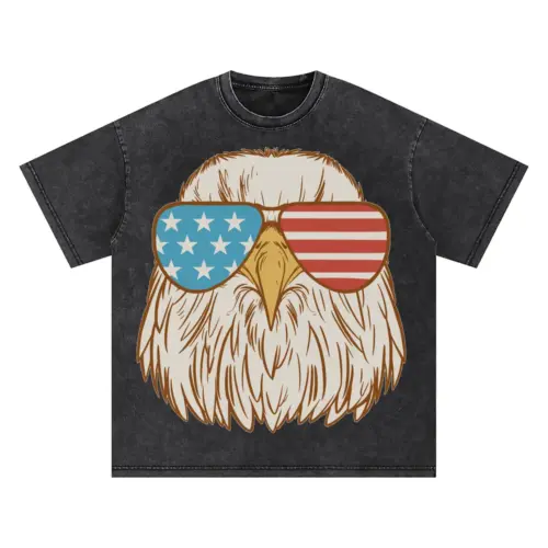 Aeagleusasunglasses Oversized Acid Wash T-shirt