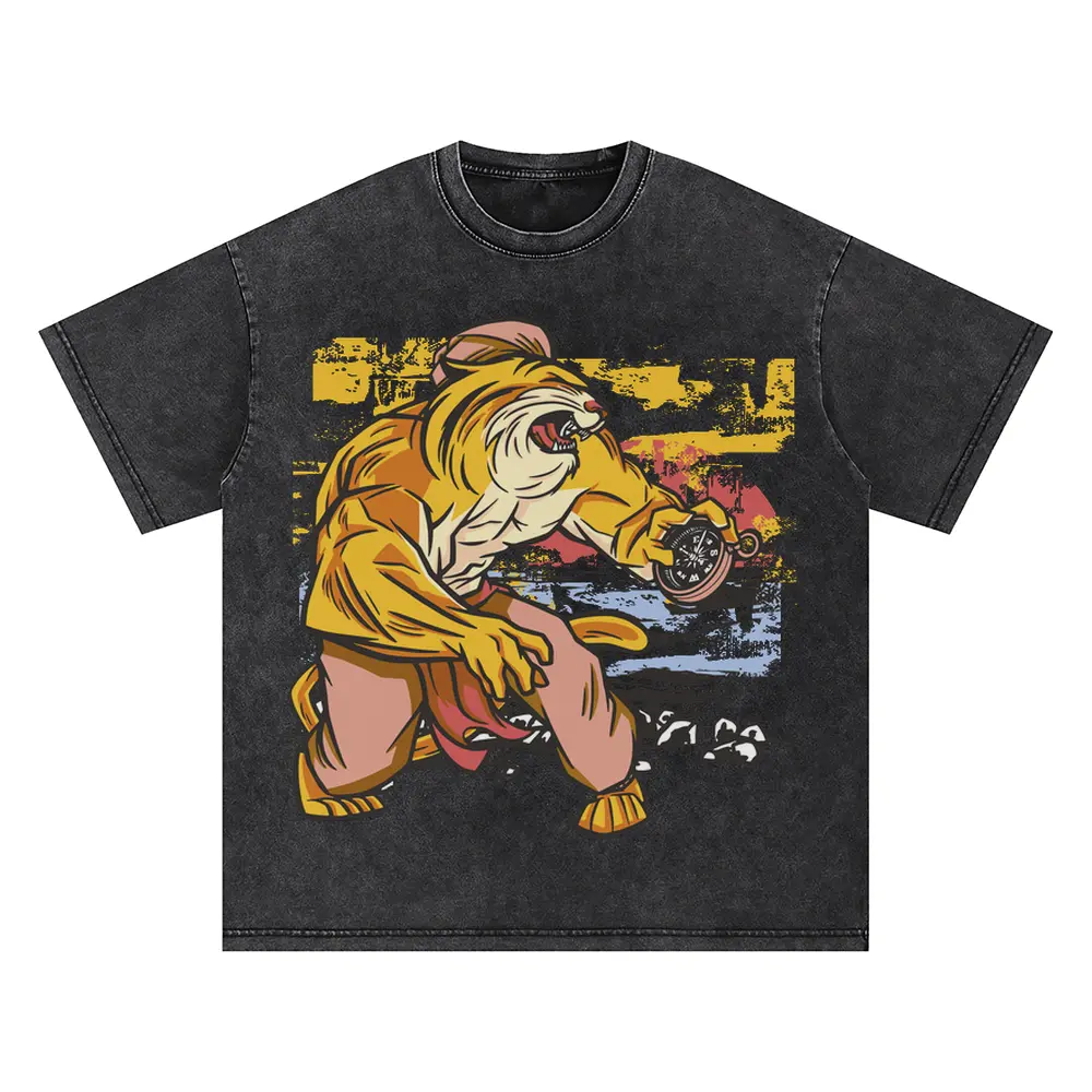 Adventure Oversized Acid Wash T-shirt