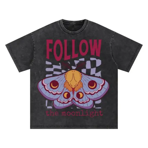 Witchymoonlight Oversized Acid Wash T-shirt