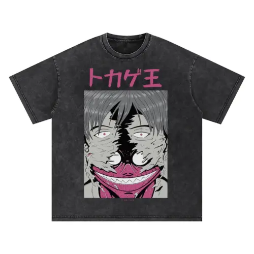 2 Oversized Acid Wash T-shirt