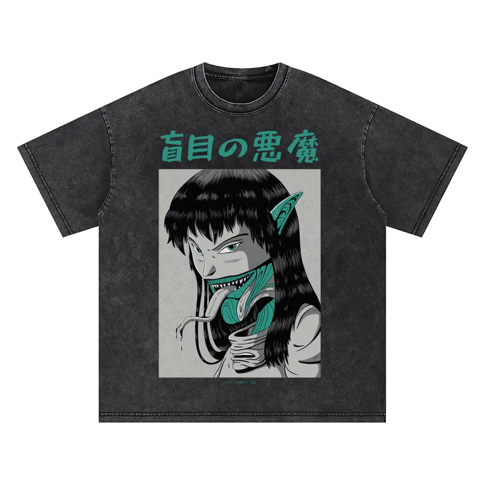 3 Oversized Acid Wash T-shirt