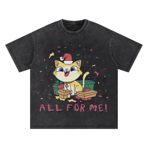 All For Me Oversized Acid Wash T-shirt