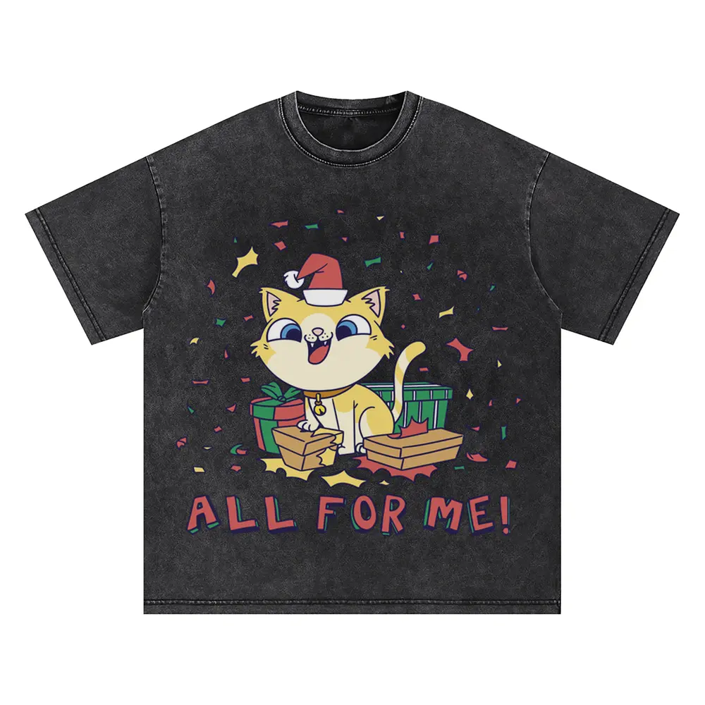 All For Me Oversized Acid Wash T-shirt