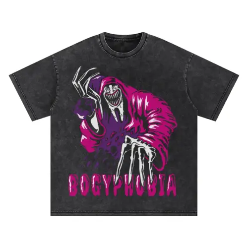 Bogyphobia Oversized Acid Wash T-shirt