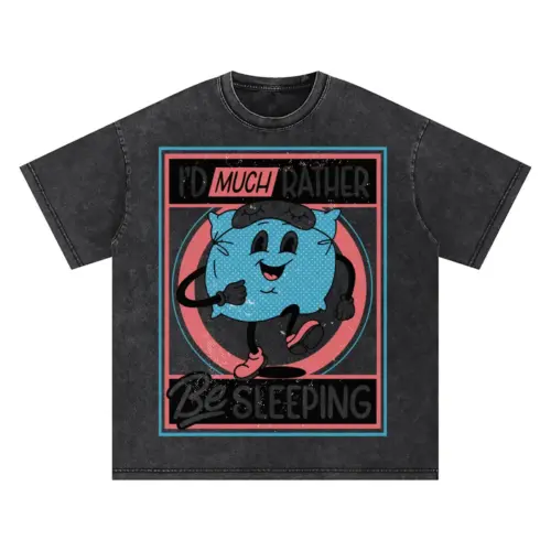 Antisocial Si Oversized Acid Wash T-shirt