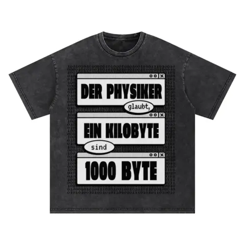1000 Byte Oversized Acid Wash T-shirt