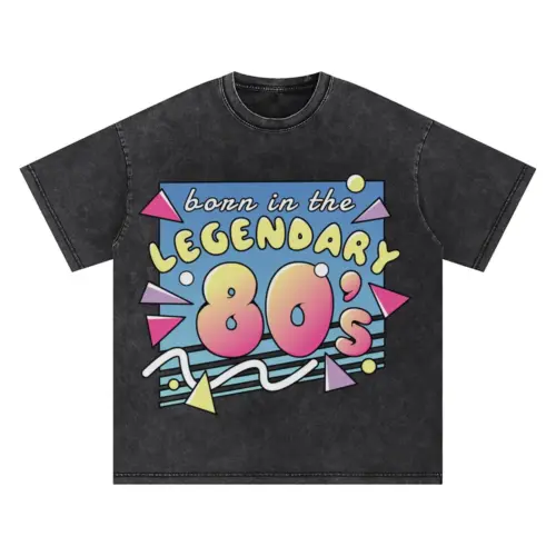 80 S Oversized Acid Wash T-shirt